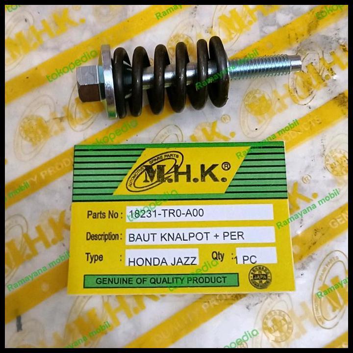 TERBARU BAUT BOLT KNALPOT + PER , JAZZ GK5