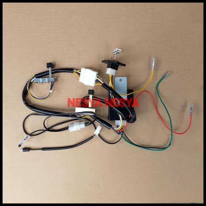 TERBARU PANEL SWITCH SKAKEL SAKLAR KNOP KNOB GESER LENGKAP SATU SET KABEL RANGKAIAN + AMPLI AMPLIFIE