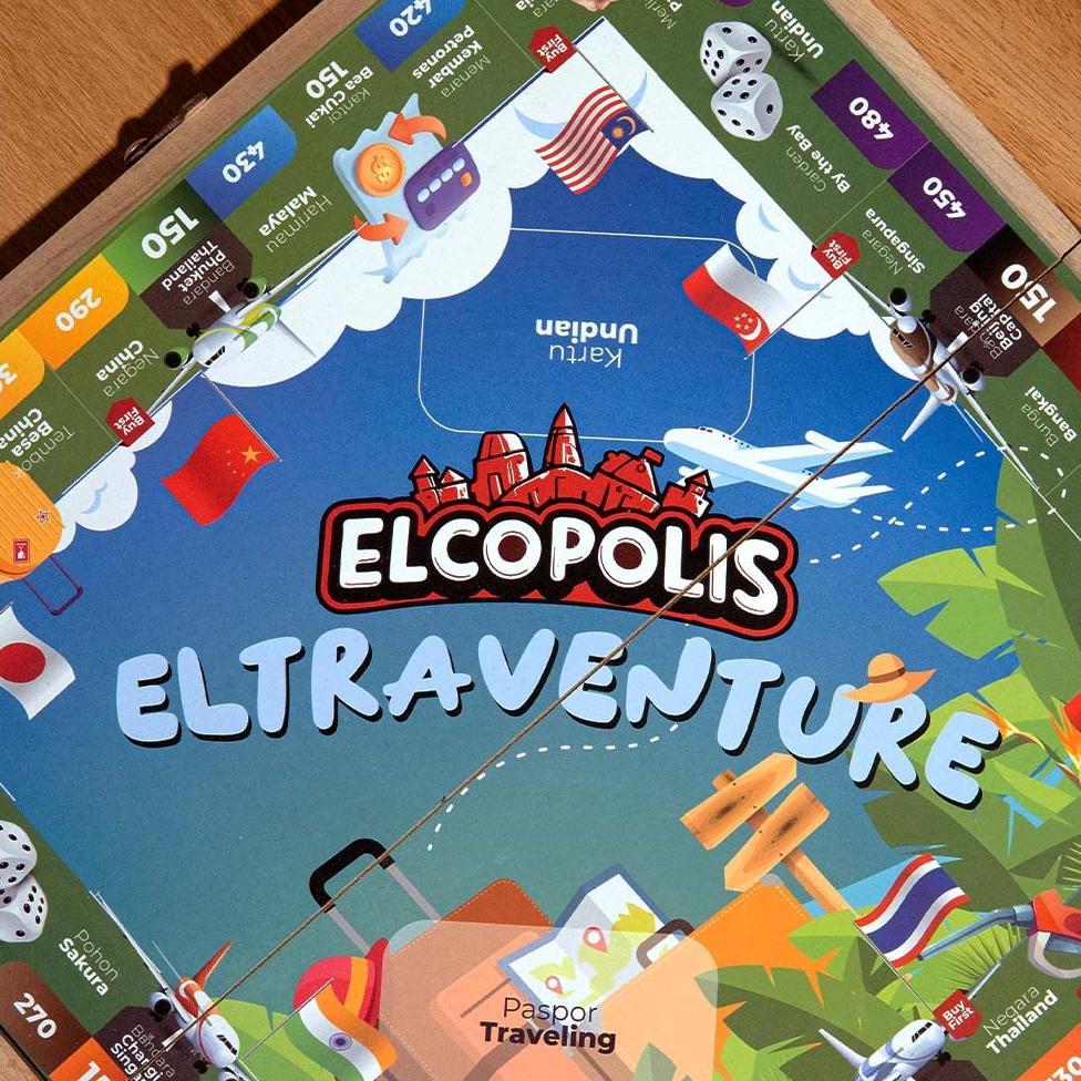Elco - Monopoli Eltraventure Negara bahasa indonesia Lengkap (Permainan monopoli dunia besar dan len