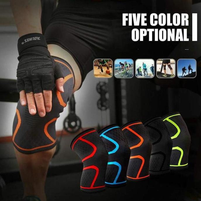 Sport- Aolikes Knee Pad Braces Elastis Nylon Sport Compression Knee Support
