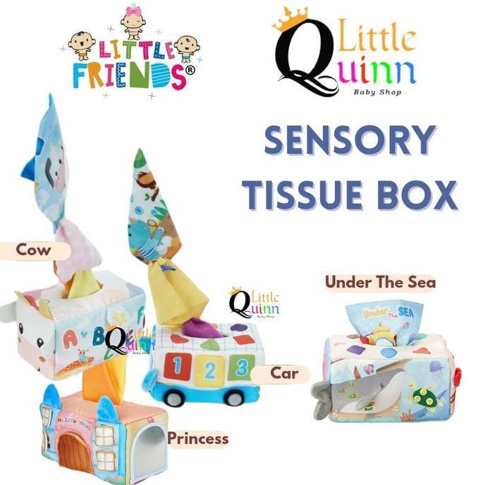 Goodseller- Little Friends Sensory Tissue Box - Mainan Sensory anak