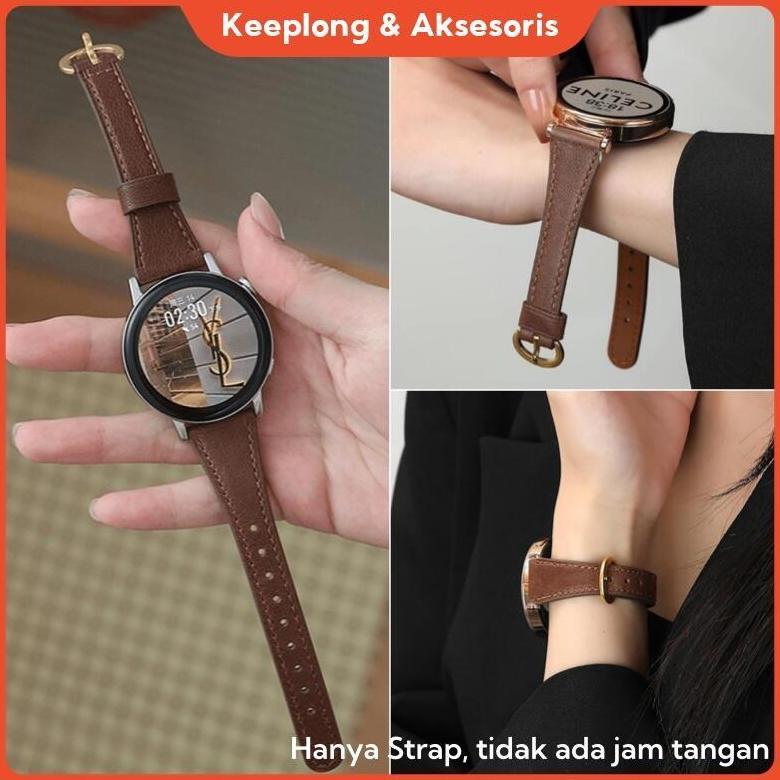 Leather Strap for Huawei GT6 / GT5 GT4 41mm Huawei Watch GT6 41MM 18mm Quick Release Strap Retro Bro