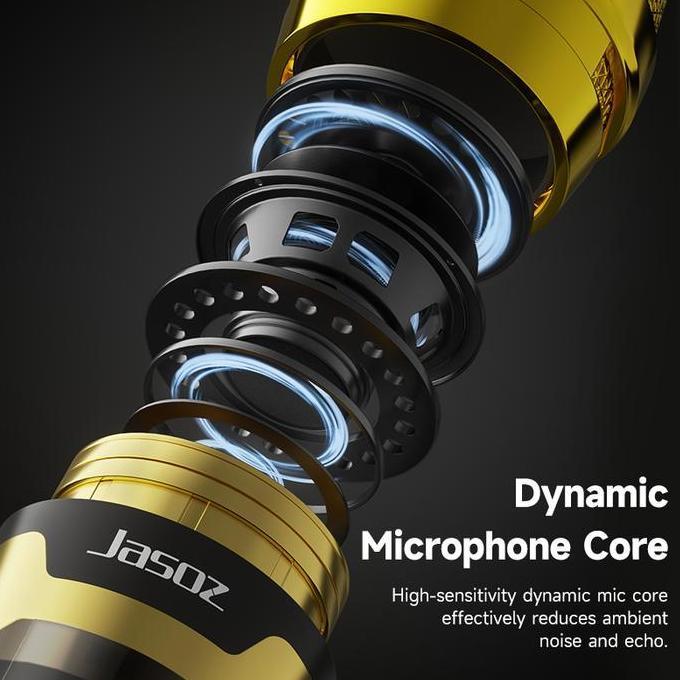 Myus- Jasoz Mic Wireless Dual Microphone Karaoke Bluetooth Untuk Mic Wireless Vlog Streaming Suara J
