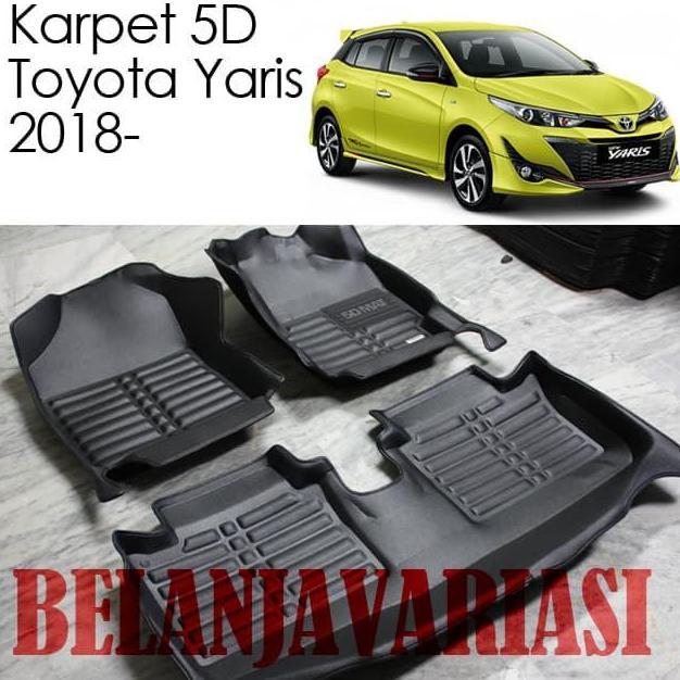 Promo Karpet Mobil 5D Toyota VIOS Yaris 2014 2025 Joker Heyker Daytona Car Mat Diskon