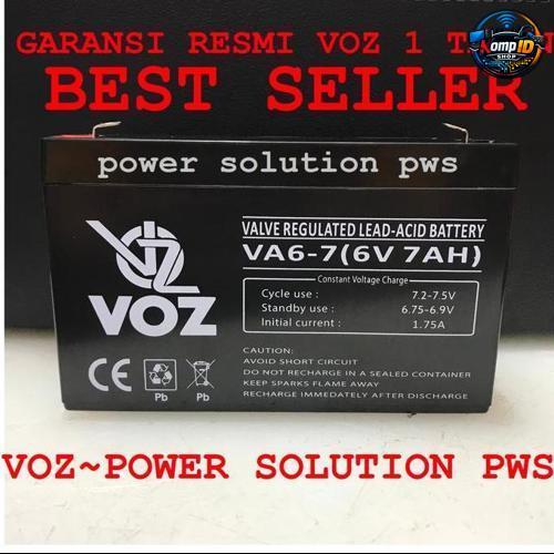 Baterai 6V 7Ah, Baterau 6V7Ah, Aki kering 6V7ah,Battery Vrla Voz 6V7ah