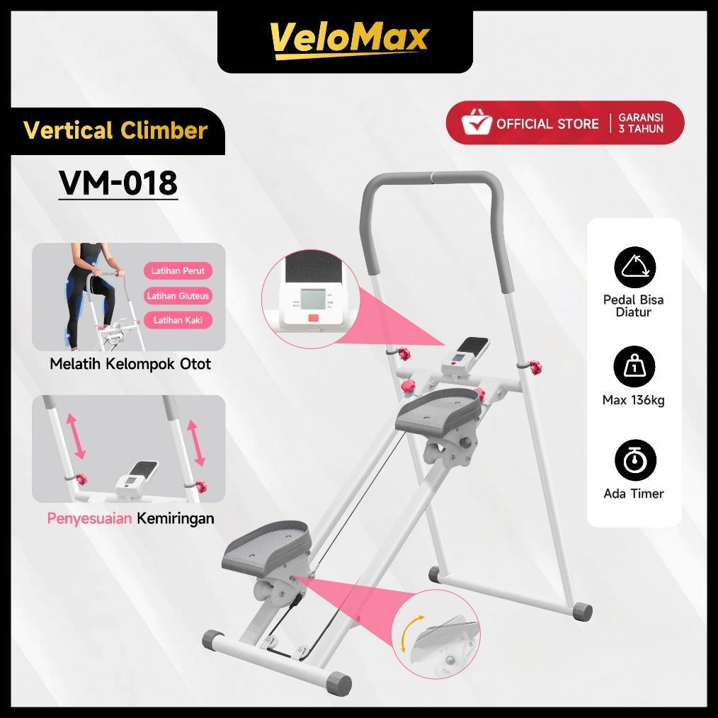 VeloMax   Stepper Pemanjat Lantai Pemanjat Aerobik Peralatan Kebugaran Lipat