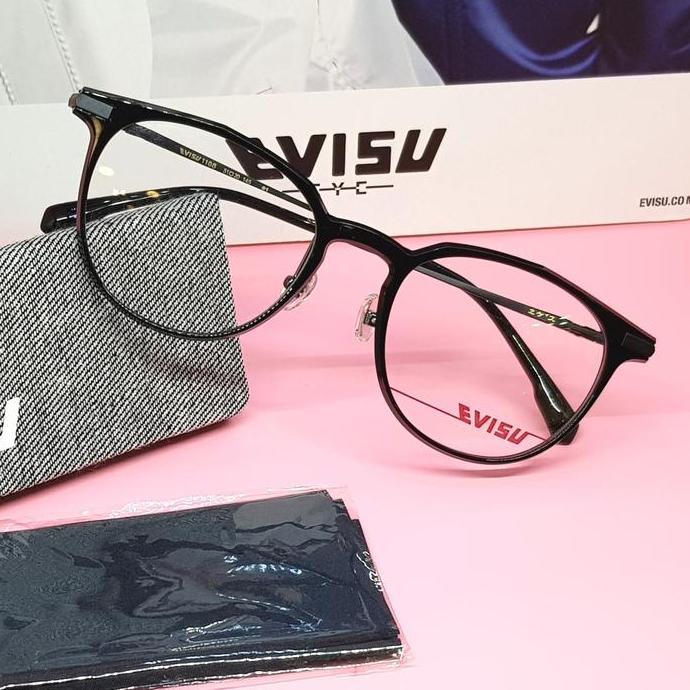 Terbaru|Best Seller Frame Original Evisu 1108 Color 1 LUXURY EYEWEAR