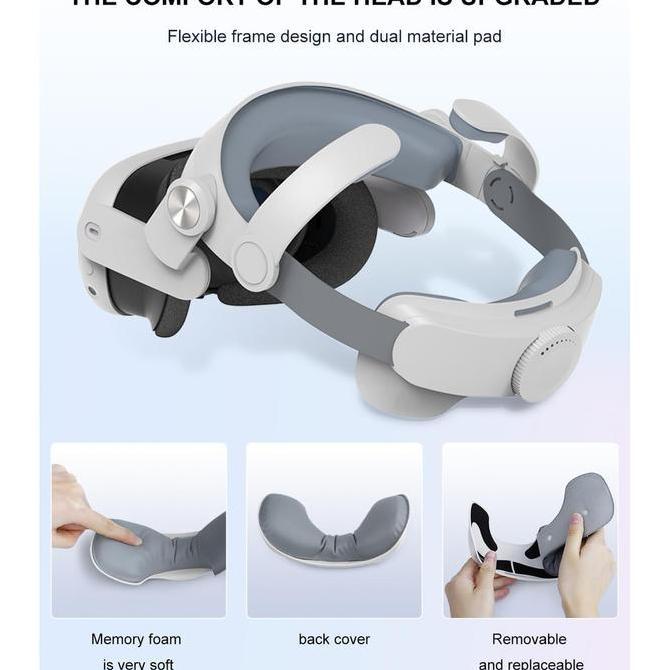 Olsyamanay - Halo Strap Fiit VR T300 Headband VR Accessories Quest 3 / Quest 3S