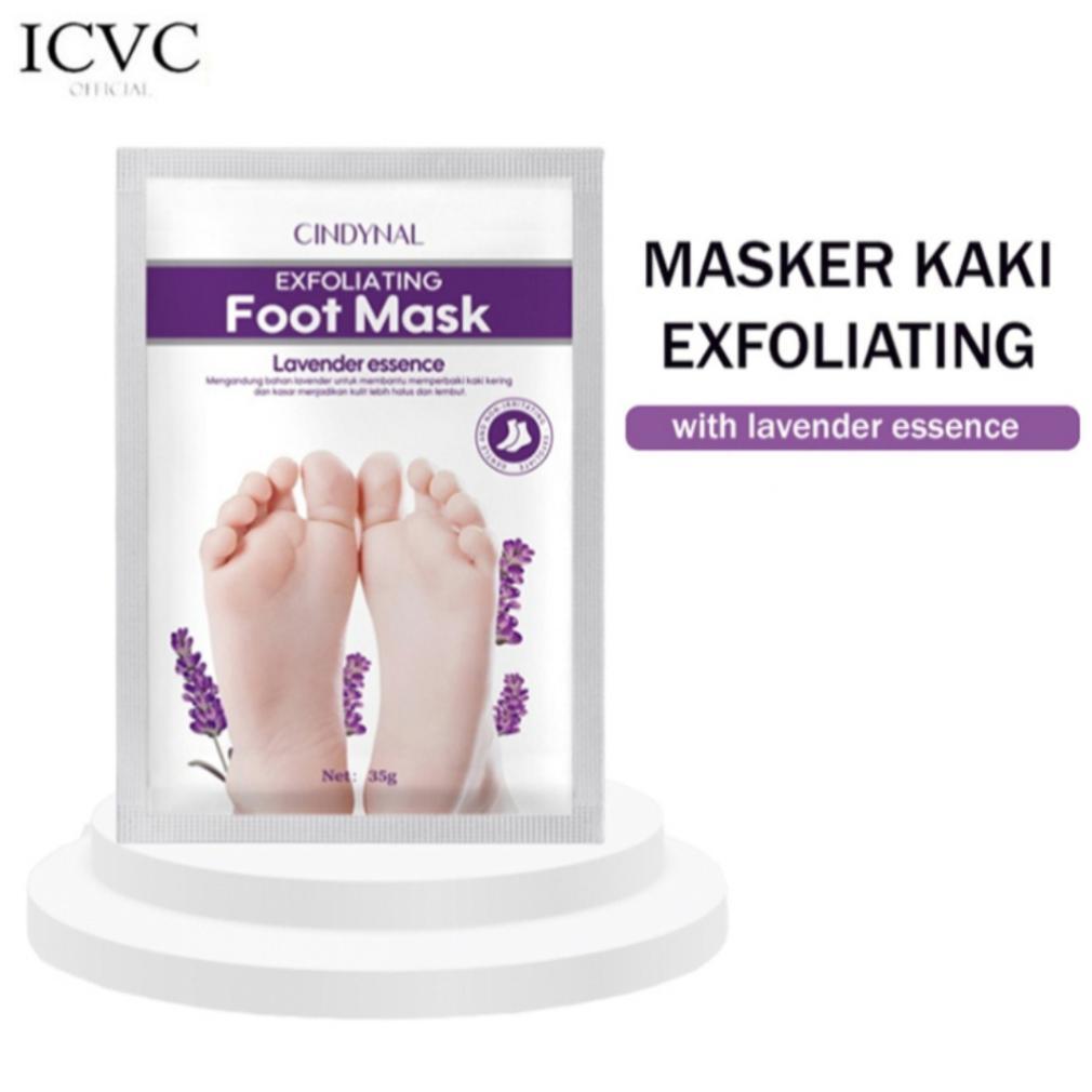 CINDYNAL FOOT MASK | Lavender Exfoliating Foot Mask Masker Kaki