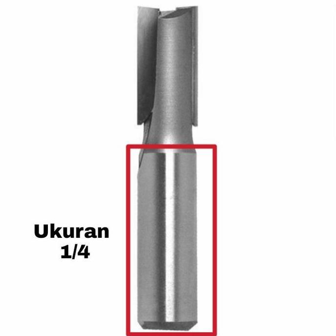 >>>>>] MATA PROFIL KAYU LURUS STRAIGHT BIT 4MM / MATA PROFIL TRIMMER ROUTER