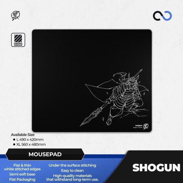 Kurosun Shogun Poron Alpha Cell Base Artisan Gaming Mousepad (Control-Hybrid)