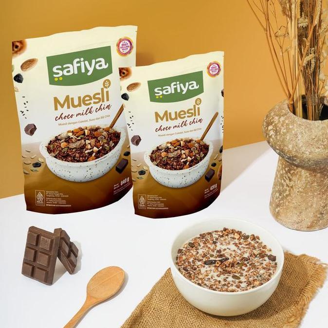 [] Safiya Muesli 1 Kg Oatmeal Dried Fruit Sereal Lengkap Premium