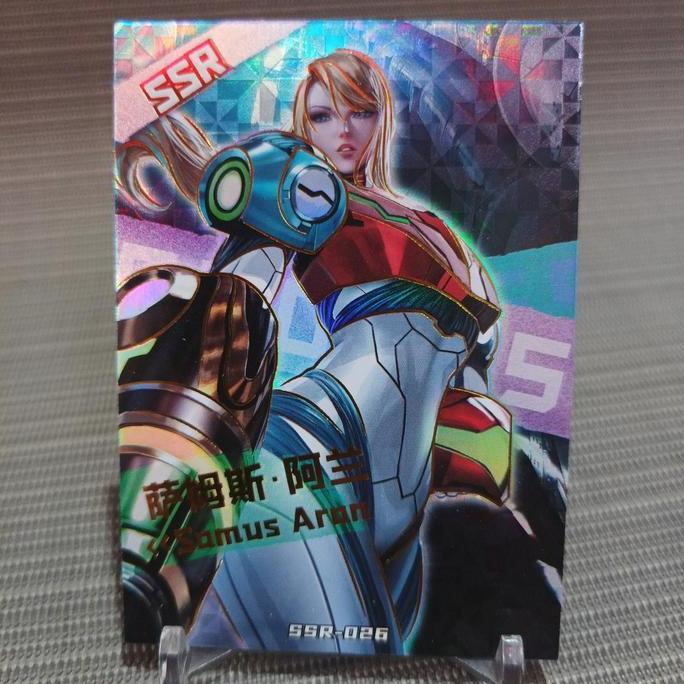 Goddess story trading card metroid samus aran SSR 026