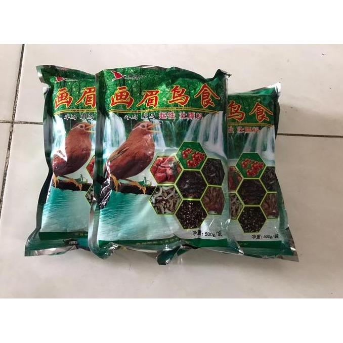 VOER IMPORT HIJAU INSECT MIX MAKANAN BURUNG WAMBI HWAMEI CHUNGHWA