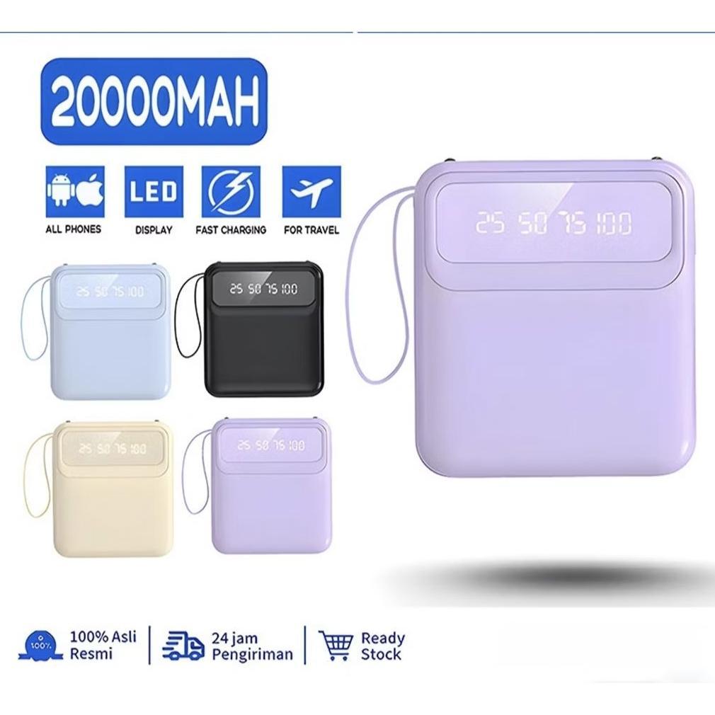 Cash Back Powerbank Mini, Power Bank 20000Mah, Pb Multi Device, 20000 Mah + Led