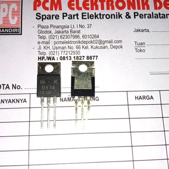 D476 2SD476 D 476 2SD 2 SD TR ORIGINAL TRANSISTOR TO220 TO-220 PCMED