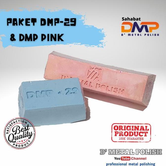 D'Metal Polish Paket Batu Poles Pengkilap Logam Dmp-29 & Dmp Pink Original Produk Untuk Celah Sirip 