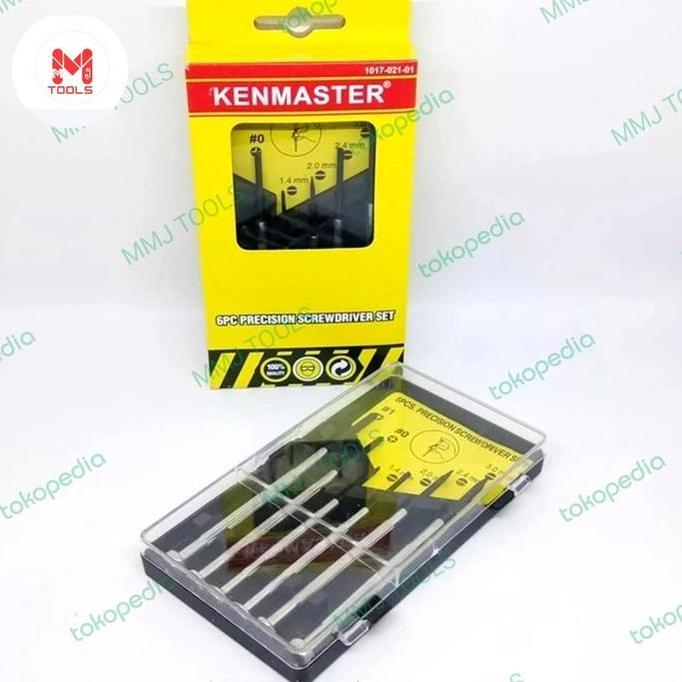 Obeng Jam Set KENMASTER 6 pcs - Obeng Mini Serbaguna - Obeng Kacamata