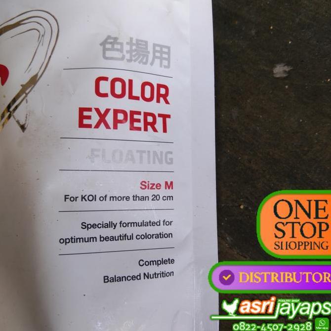 Pakan/Pelet/Makanan Koi Hiro Colour Expert S/M/L 1 kg