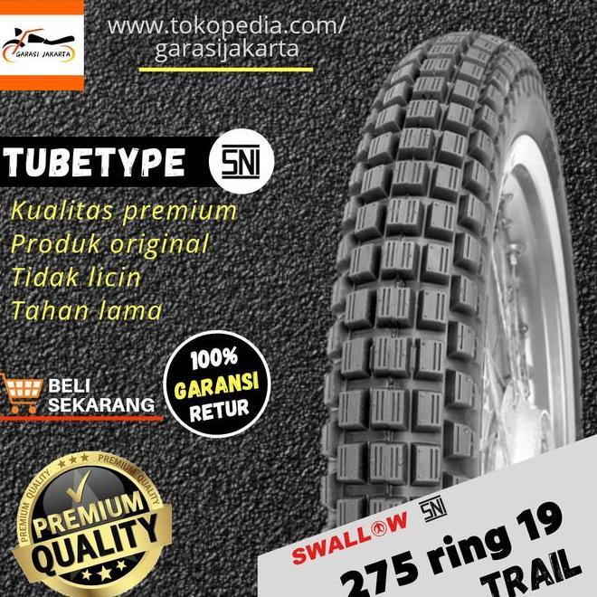 Ban Motor Trail Swallow Ukuran 27519 Ring 19 S209 Trail Swallow