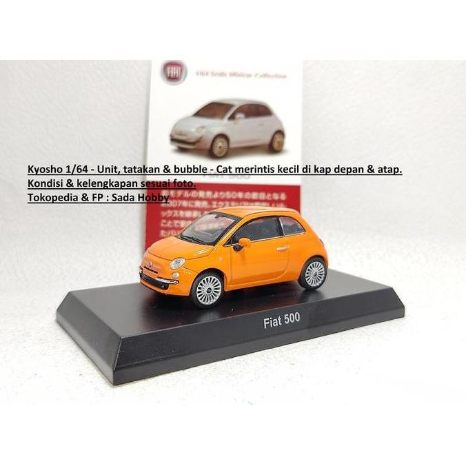 KYOSHO 1/64 FIAT 500 ORANGE SADHO