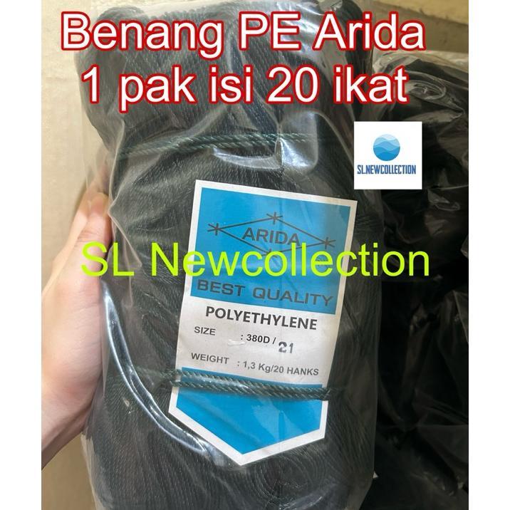 Benang Pe Cap Arida D6-D9-D12 Lengkap / Benang Jaring /  1 Pak