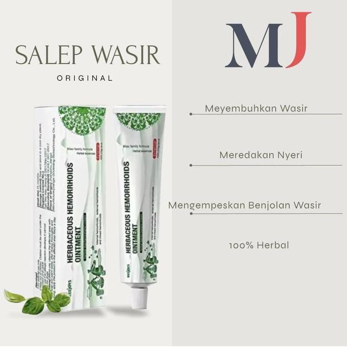 Osfit- Obat Sir P Ambeien Herbal Bab Berdarah Herbaceous Hemorrhoids Ointment Menyembuhkan
