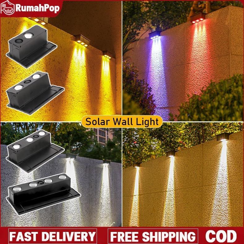Lampu Dinding Tenaga Surya Outdoor/Lampu Hias Taman Waterproof/ Lampu Dinding Taman Led Tenaga Surya