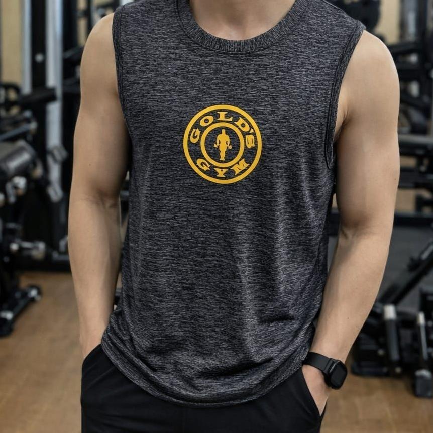 Singlet Tanktop Pria Olahraga Fitness Gym Sport