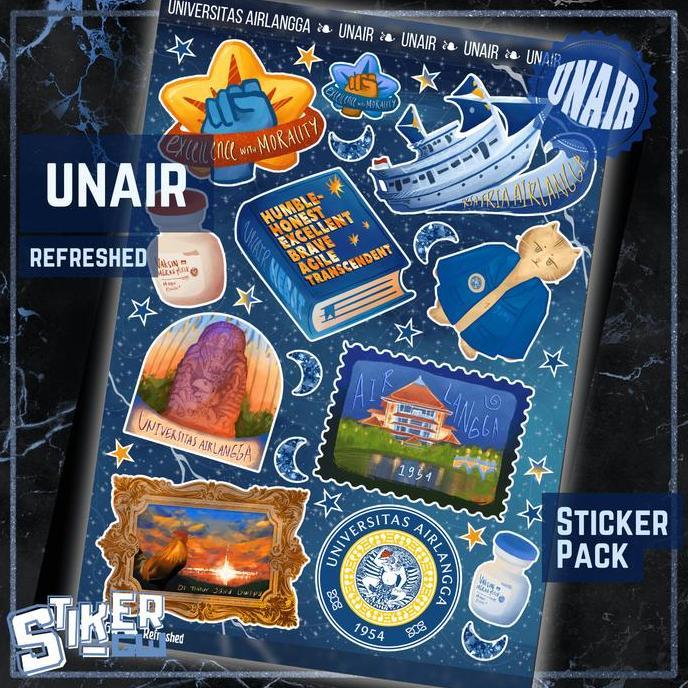 Giun- [New] Sticker Pack Unair - Refreshed | Stiker Universitas Airlangga |Stikergw