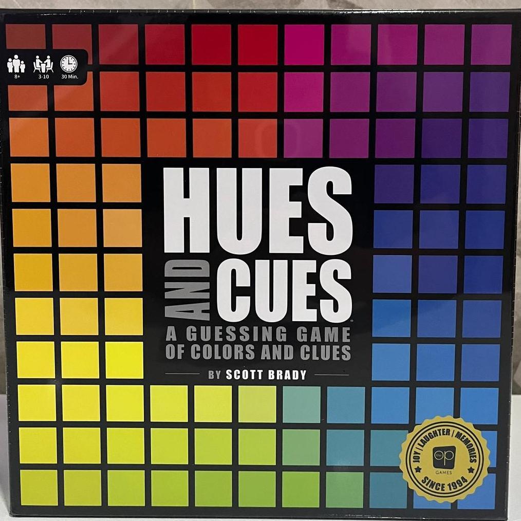 Hues and Cues Board Game A Guessing Game of Colors and Clues