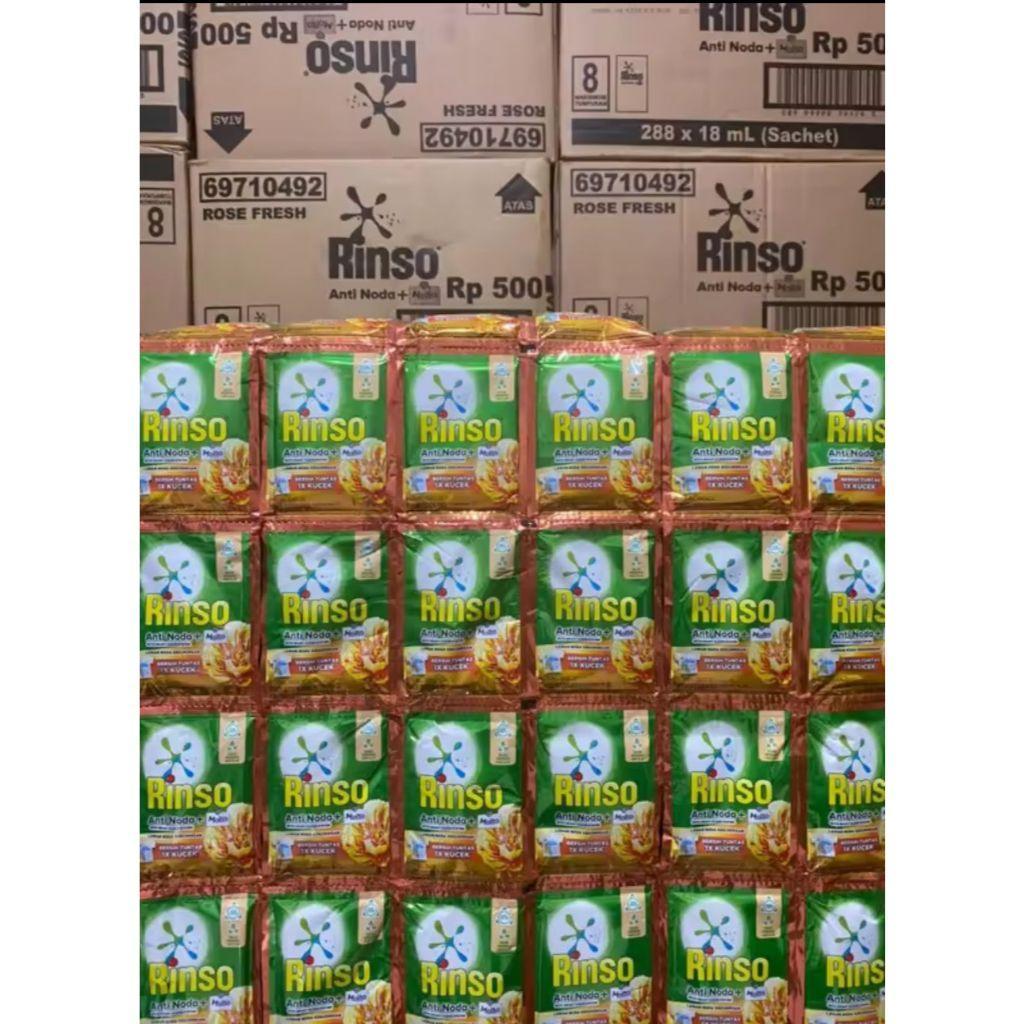 36 Pcs / Rinso Cair 500An Molto / Rinso Renceng 18Ml 500 An