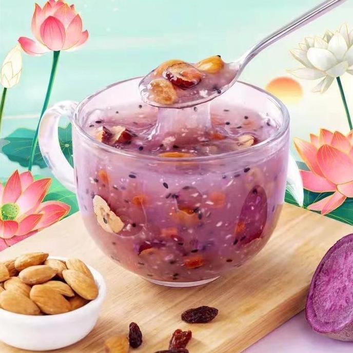 Zione- Oufen Lotus  500G /Bubuk Sereal Akar Teratai /Lotus Root Powder/Lotus Root Powder   Drink