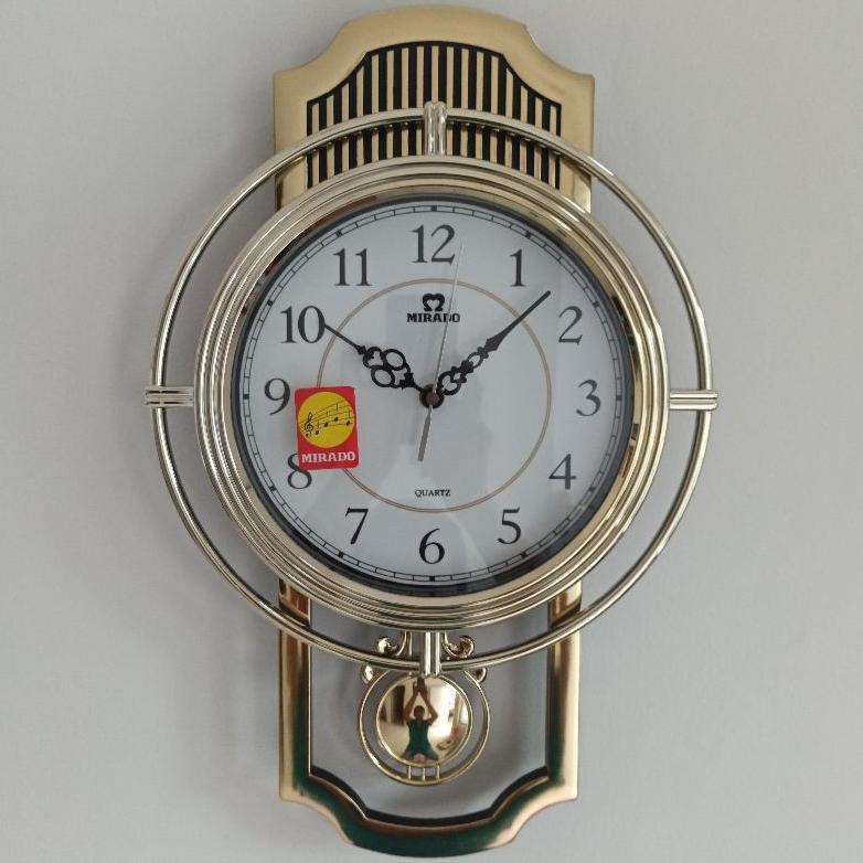 jam dinding bandul bunyi MIRADO ORIGINAL