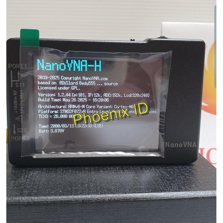 NANOVNA-H V3.7 NEW 2025 NANOVNA H VECTOR NETWORK ANALYZER 10KHZ - 1.5 GHZ HF VHF UFH ANTENNA ANALYZE