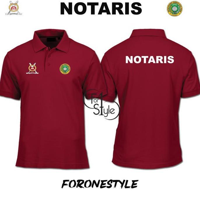 DN33 - POLOSHIRT NOTARIS - POLO NOTARIS - KAOS BERKERAH NOTARIS