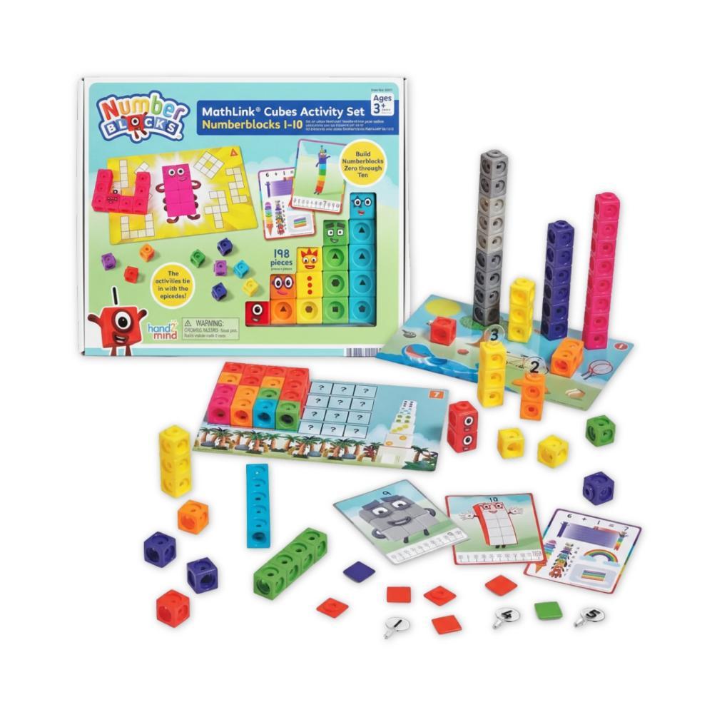 Hand2Mind - Numberblocks MathLink Cubes 110 Activity Set