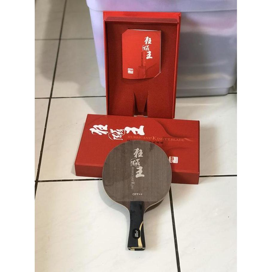 DHS BET PINGPONG HURRICANE KING SHORT PEN HOLDER ORIGINAL TENNIS TABLE BLADE