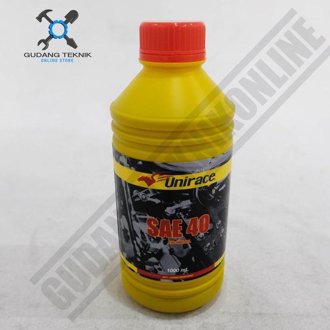 ONETECH1 Oli Mesin Diesel Unirace 1L SAE40 - Oli Diesel Unirace SAE 40 1 Liter