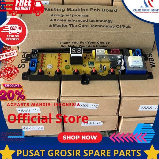 DENPOO DWF-073HT / DWF-083HT / DWF-093HT modul pcb mesin cuci