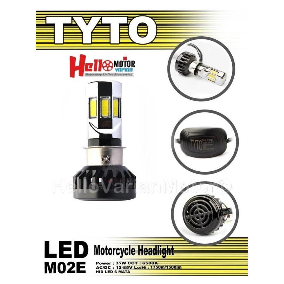 Promo Lampu Utama Led TYTO 6 Sisi AC/DC 35W FLASH Diskon
