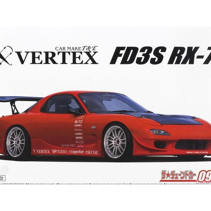 Aoshima 20105 1/24 Mazda Vertex FD3S RX-7