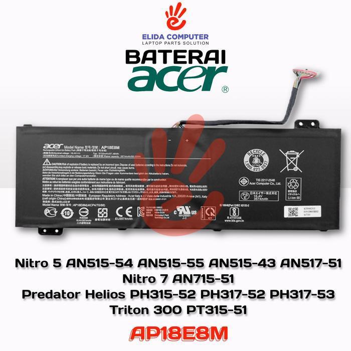 FLASH SALE - Baterai Acer Nitro 5 AN515-54 AN515-43 AN515-44 AN515-45 AN515-51
