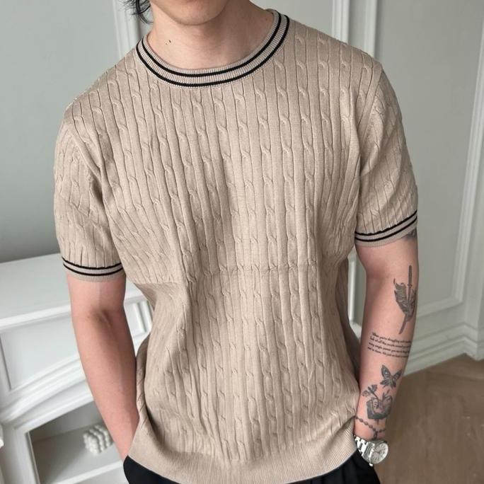 MARLEY Polo Shirt Pria Knit / Rajut Halus Atasan Berkerah Cowo KSS