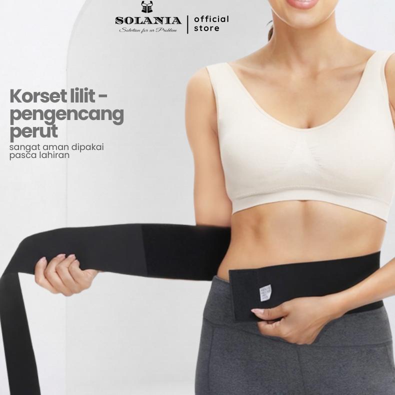 Korset Pelangsing Perut Buncit Ibu Melahirkan Setelah Cesar Normal Stagen Lilit Corset Pelangsing Pe