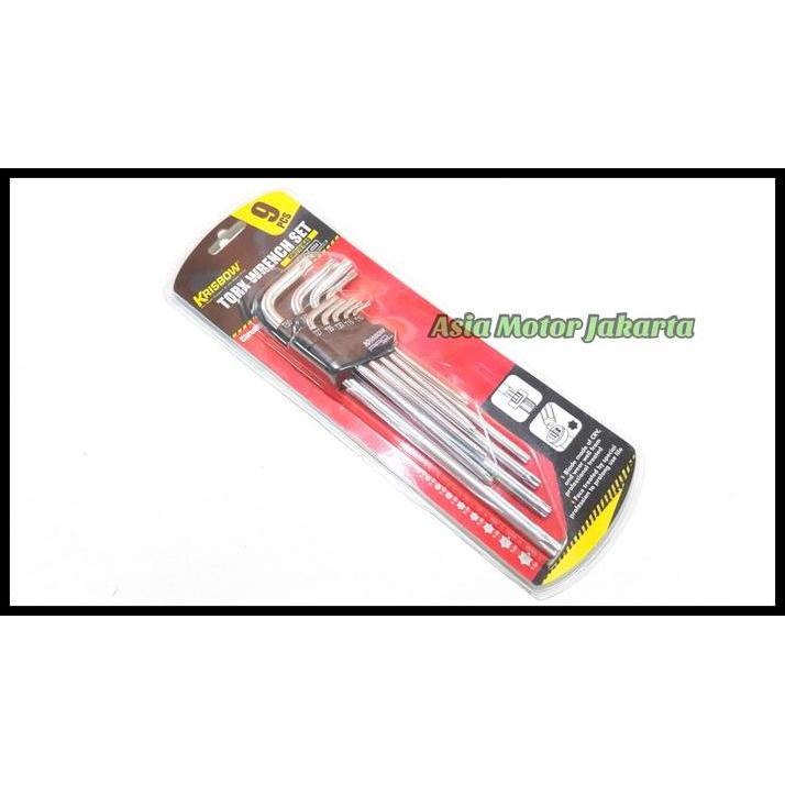 DISKON KUNCI L BINTANG ISI 9 PCS - KRISBOW 