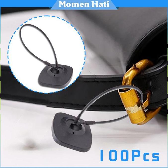 CHALK 100 Pcs Sensor Baju Anti Maling Sensor Tag Dengan Tali Label