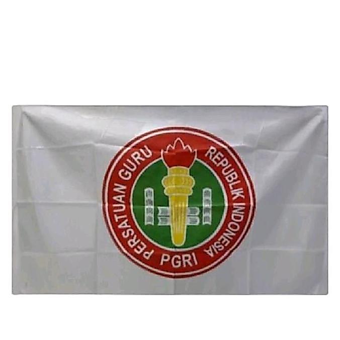 READYY BENDERA PGRI, BAHAN SATIN BERKUALITAS, UKURAN 80X120 CM KAIN SATIN / BENDERA PGRI (10)