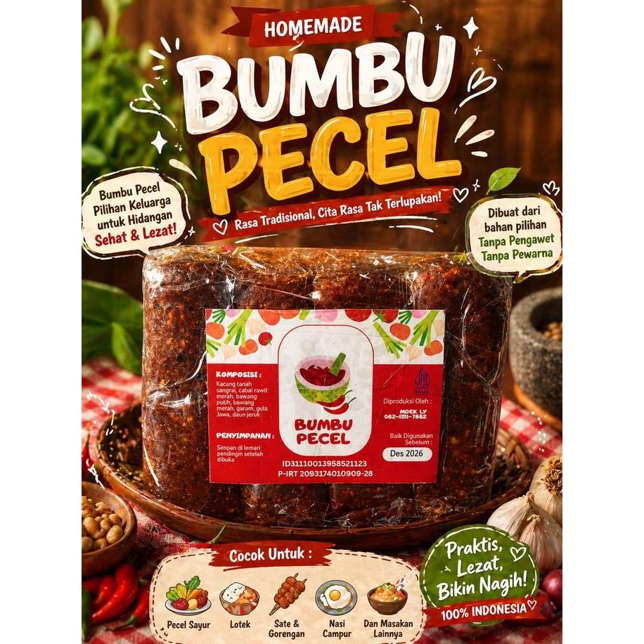 Xoxo- Sambel Bumbu Pecel Madiun 1 Kg
