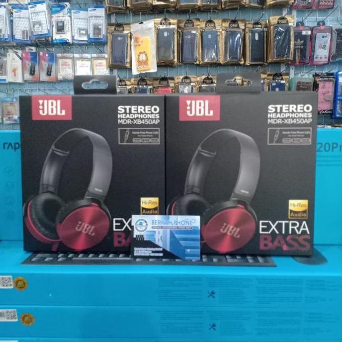 Solusoundmart - Headphone Kabel Jbl Extra Basa Mdr-Xb450Ap Terbaru 